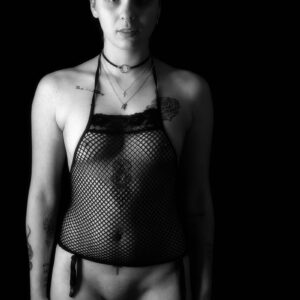 Mein Netzoberteil – frisch vom Shooting