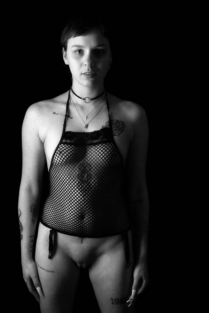 Mein Netzoberteil – frisch vom Shooting