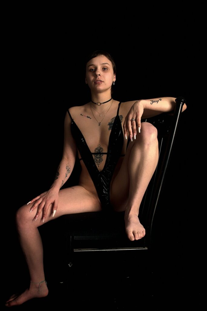 Shooting-Bilder im Lack-Body